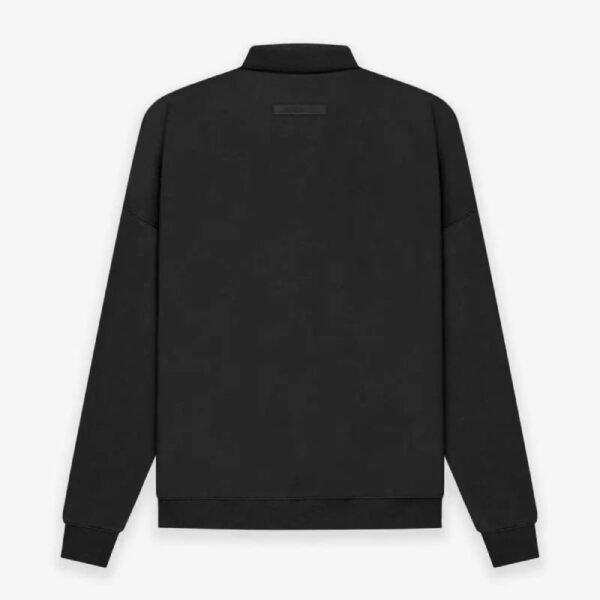 ESSENTIALS Long Sleeve Polo Sweatshirt