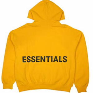 FOG Essentials Graphic Pullover Hoodie Yellow