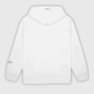 Fear of God Essentials Pull-Over Hoodie Applique Logo White
