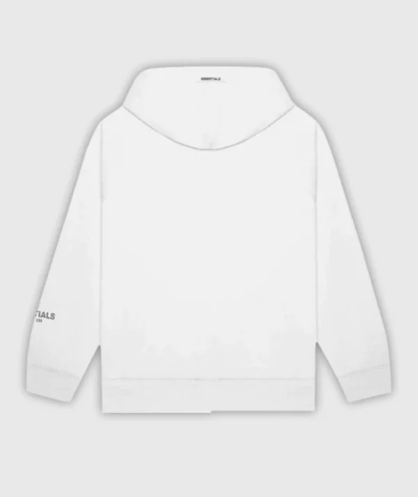 Fear of God Essentials Pull-Over Hoodie Applique Logo White